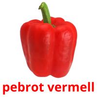pebrot vermell picture flashcards