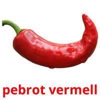 pebrot vermell picture flashcards