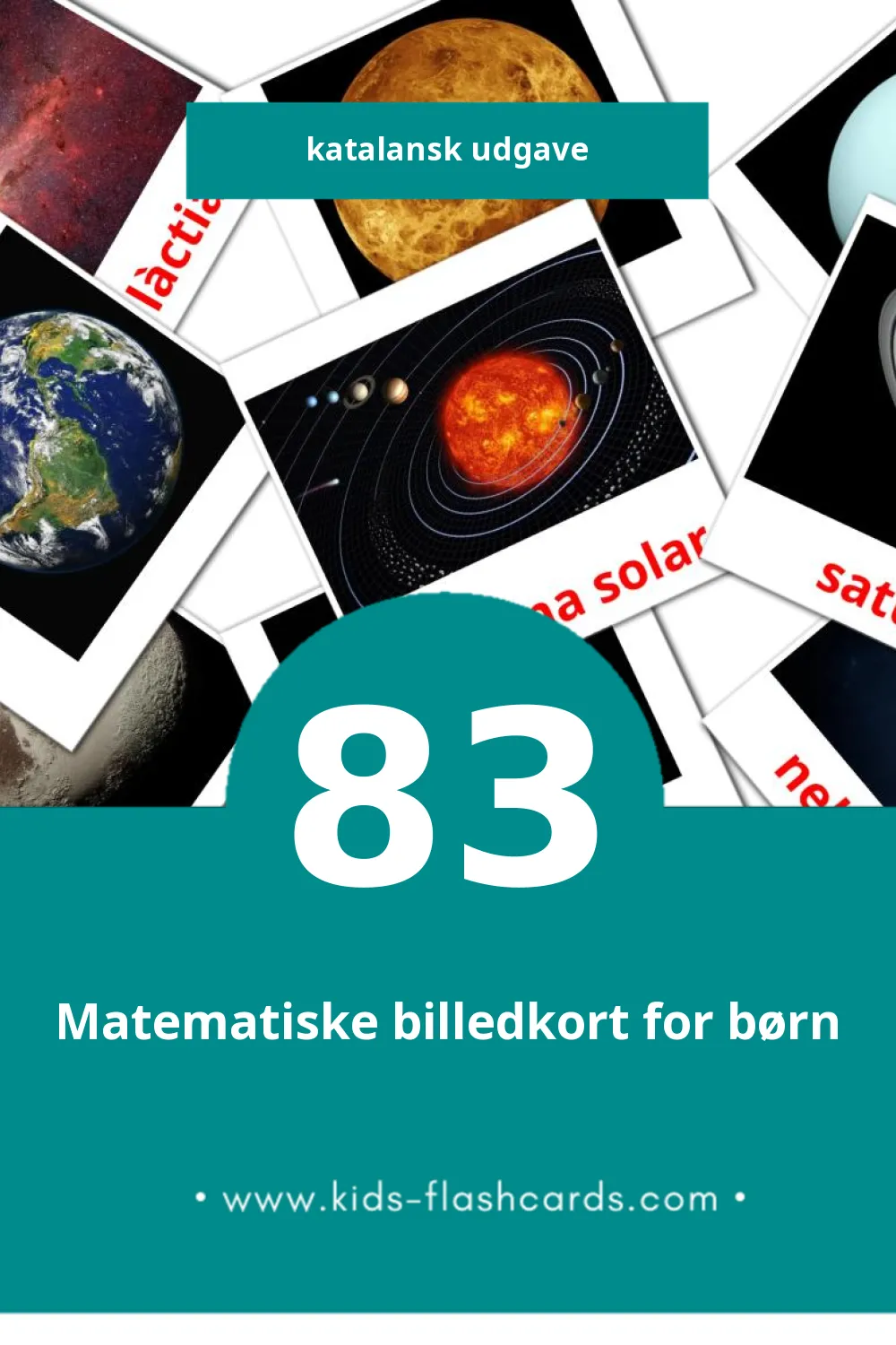 Visuelle billedkort for børn om naturalesa til småbørn (83 kort på Katalansk)