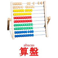 算盤 kuvakortit