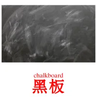 黑板 kuvakortit