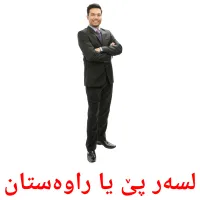 لسەر پێ یا راوەستان picture flashcards