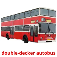 double-decker autobus Tarjetas didacticas