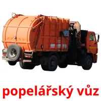 popelářský vůz Tarjetas didacticas