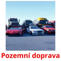 Pozemní doprava Tarjetas didacticas