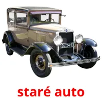 staré auto Tarjetas didacticas