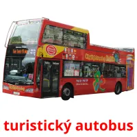 turistický autobus Tarjetas didacticas