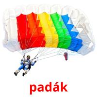 padák picture flashcards
