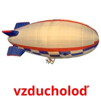 vzducholoď Tarjetas didacticas