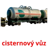 cisternový vůz Tarjetas didacticas