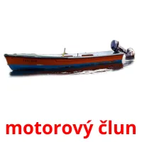 motorový člun Tarjetas didacticas