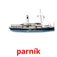 parník Tarjetas didacticas