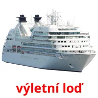 výletní loď Tarjetas didacticas