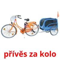 přívěs za kolo Tarjetas didacticas