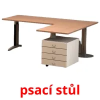 psací stůl Tarjetas didacticas