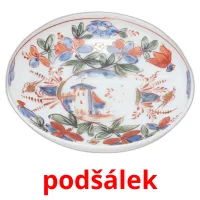 podšálek Tarjetas didacticas