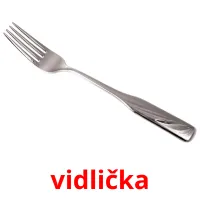 vidlička Tarjetas didacticas