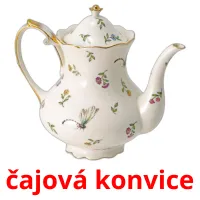 čajová konvice Tarjetas didacticas