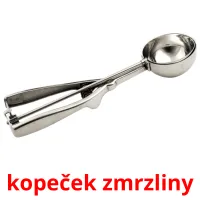 kopeček zmrzliny Bildkarteikarten