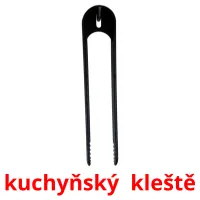 kuchyňský  kleště Bildkarteikarten