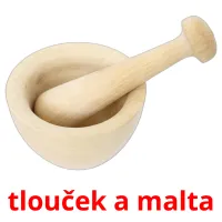 tlouček a malta Bildkarteikarten