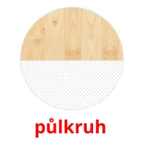 půlkruh cartões com imagens