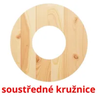 soustředné kružnice cartões com imagens