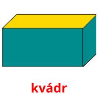 kvádr flashcards illustrate