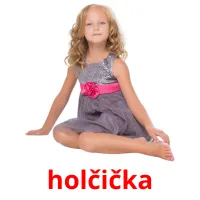 holčička Tarjetas didacticas