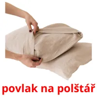 povlak na polštář Tarjetas didacticas