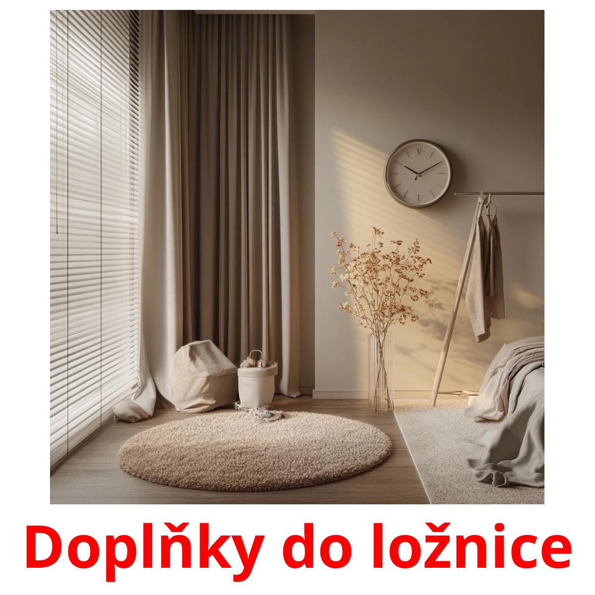 Doplňky do ložnice ansichtkaarten