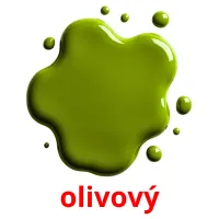 olivový cartões com imagens