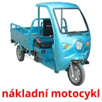 nákladní motocykl Tarjetas didacticas