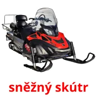 sněžný skútr Tarjetas didacticas