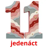 jedenáct Tarjetas didacticas