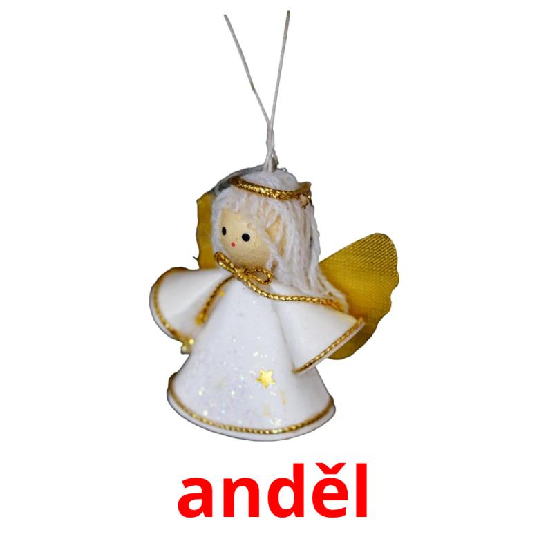 anděl picture flashcards