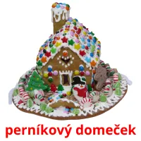 perníkový domeček Tarjetas didacticas