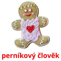 perníkový člověk Tarjetas didacticas