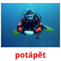 potápět Bildkarteikarten