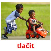 tlačit picture flashcards