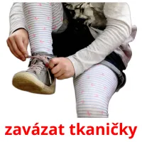 zavázat tkaničky Tarjetas didacticas