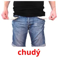 chudý flashcards illustrate