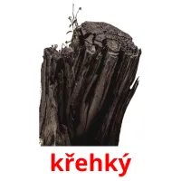 křehký picture flashcards