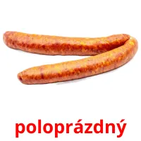 poloprázdný picture flashcards