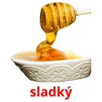 sladký picture flashcards