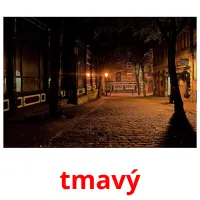 tmavý flashcards illustrate