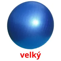 velký picture flashcards