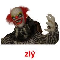 zlý picture flashcards