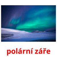 polární záře picture flashcards