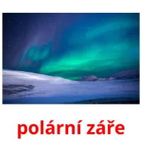 polární záře Tarjetas didacticas